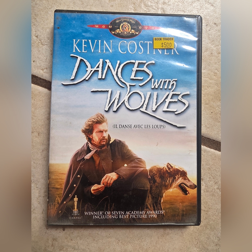 Dances With Wolves, Kevim Costner 1990 VINTAGE CLASSIC DVD